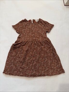 H&M Floral Short-Sleeve Dress